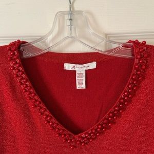 Light weight red sweater